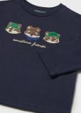 CAMISETA M/L BORDADOS