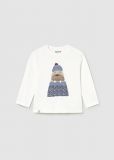 CAMISETA M/L APLIQUE ANIMAL