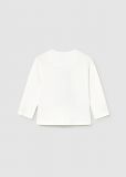 CAMISETA M/L APLIQUE ANIMAL