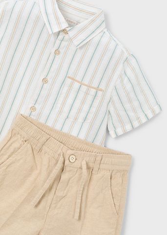 CONJ.BERMUDA LINO SUITING