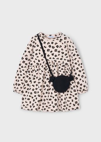 VESTIDO FELPA BOLSO